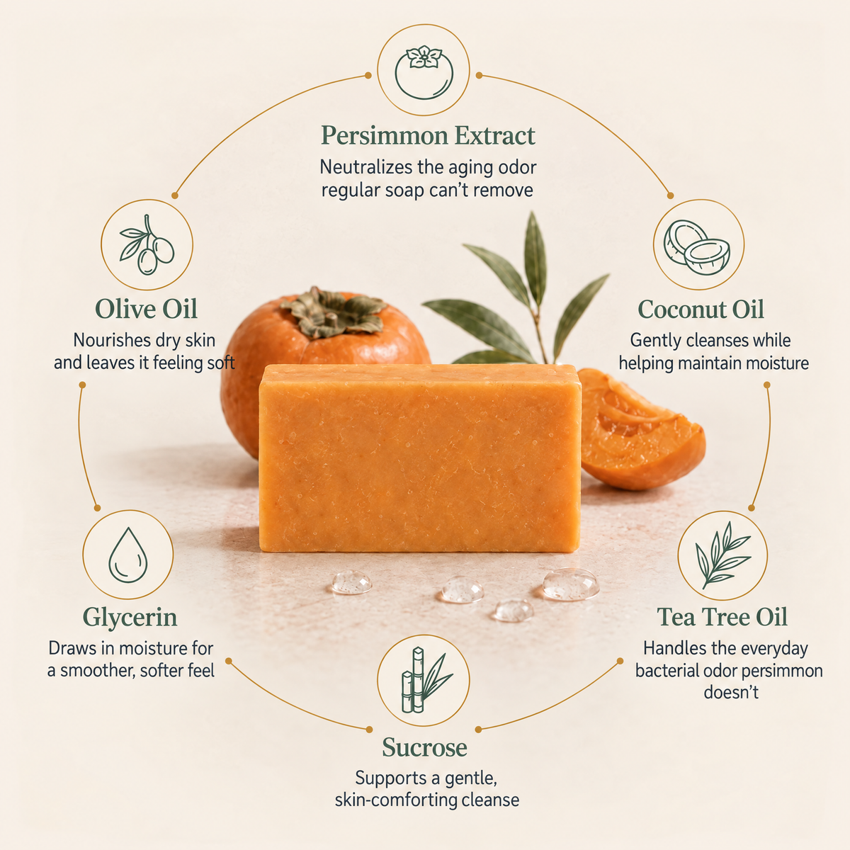 Persimoon Leaf Soap